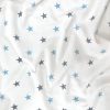 Пелюшка Зірки сіро-блак. фланель (100х80 см)
