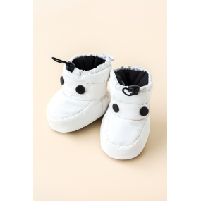 Пінетки-чобітки "Paco" молочні (зима)