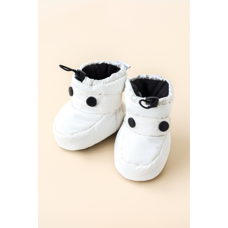 Пінетки-чобітки "Paco" молочні (зима)