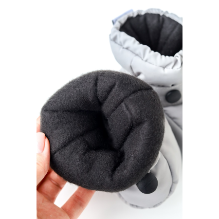 Пінетки-чобітки "Paco" сірі (зима)