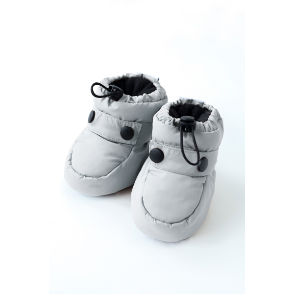 Пінетки-чобітки "Paco" сірі (зима)