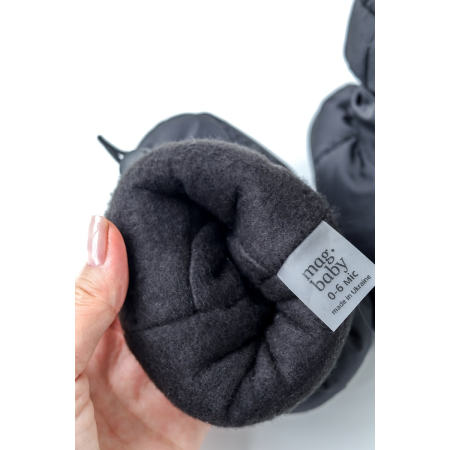 Пінетки-чобітки "Paco" чорні (зима)