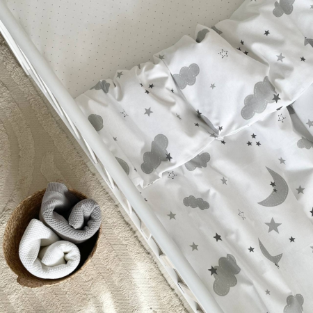 Підковдра Хмаринки сірі (90 х 110) поплін