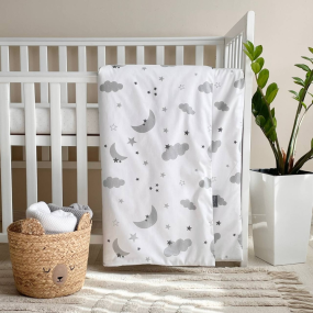 Підковдра Хмаринки сірі (90 х 110) поплін