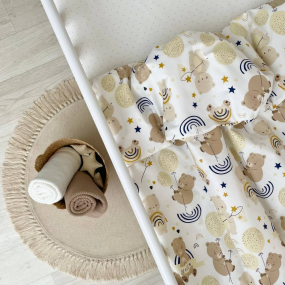 Підковдра Ведмедик з кульками (90 х 110) поплін 2