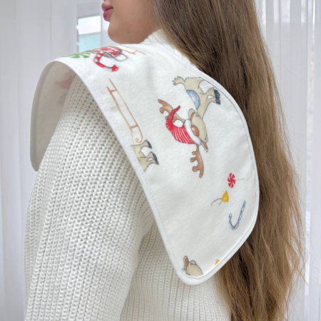 Набір серветок для зригування унісекс (3 шт) ФЛАНЕЛЬ