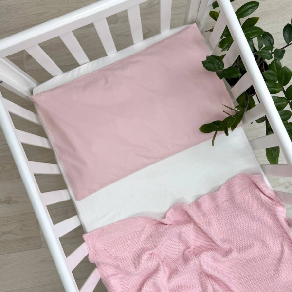 Наволочка т.пудра, на блискавці (40х60) 100% бавовна