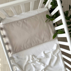 Наволочка капучино, на блискавці (40х60) 100% бавовна