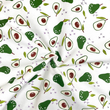 Непромокаюча пелюшка Авокадо (50 на 80 см) поплін/мембрана