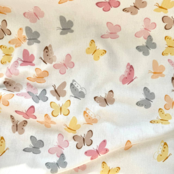 Пелюшка Метелики беж фланель (100х80 см)