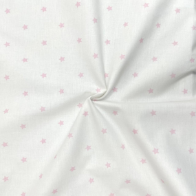 Непромокаюча пелюшка Зірка розсип рож на біл. (50 на 80 см)