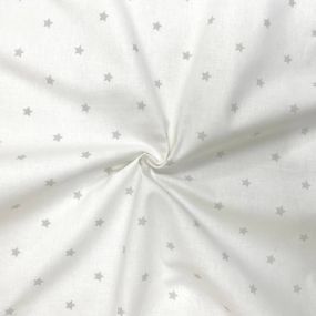Непромокаюча пелюшка Зірка розсип сіра на біл. (50 на 80 см)
