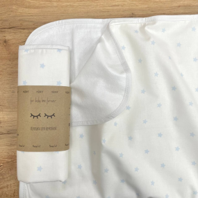 Непромокаюча пелюшка Зірка розсип блак на біл. (50 на 80 см) 2