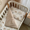 Змінна постіль - Хмаринка із зірочками беж (3 пр.) "Baby Mix"