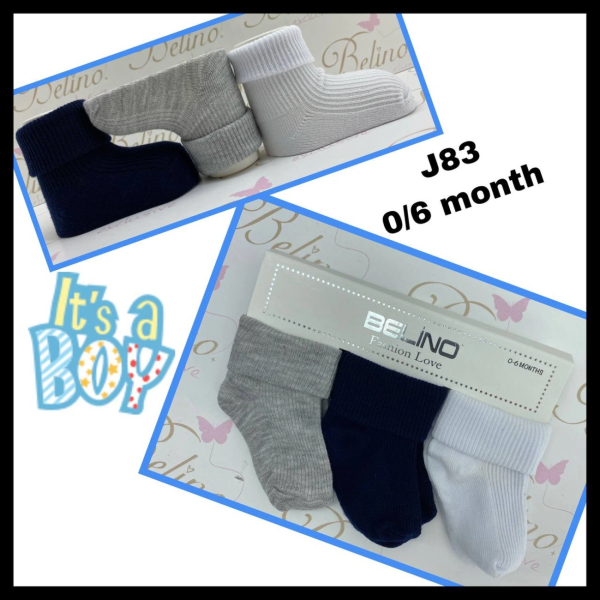 Шкарпетки "Little Boy" J195 (демі) Belino - 3 пари