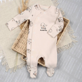 Чоловічок 468-118 Зайченя беж (інтерлок рубчик)