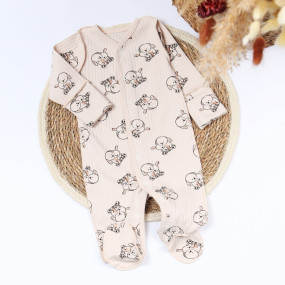 Чоловічок 365-118 Зайченя беж (зовнішні шви), інтерлок рубчик