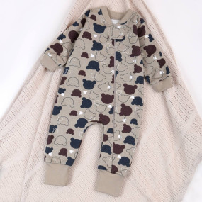 Чоловічок 548-127 Ведмедики (на блискавці) футер теплий