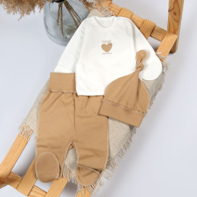 Комплект 224-132 Наше щастя беж (зовнішні шви), футер теплий