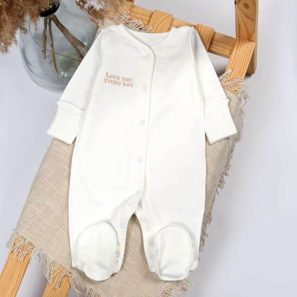 Чоловічок 365-132 Love You молоко (в пологовий), футер теплий