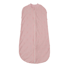 Кокон "Серденька" рож. 0-3 міс (інтерлок) на блискавці