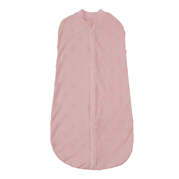 Кокон "Серденька" рож. 0-3 міс (інтерлок) на блискавці