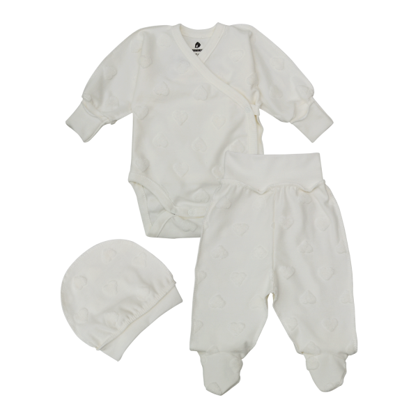 Комплект 259622 мол. "Серденька" (інтерлок) в пологовий