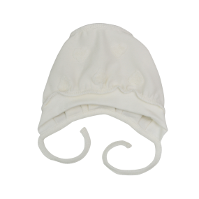Чепчик "Серденька" молоко 259822 (інтерлок)