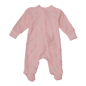 Чоловічок "Серденька" 259122 рожевий (блискавка) інтерлок