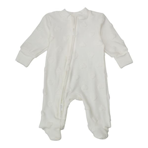 Чоловічок "Серденька" 259122 молоко (блискавка) інтерлок