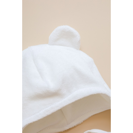 Демі шапочка Ari молоко (велюр на трикотажі)