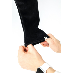 Лосини Louise чорні теплі (велюр на флісі) 2