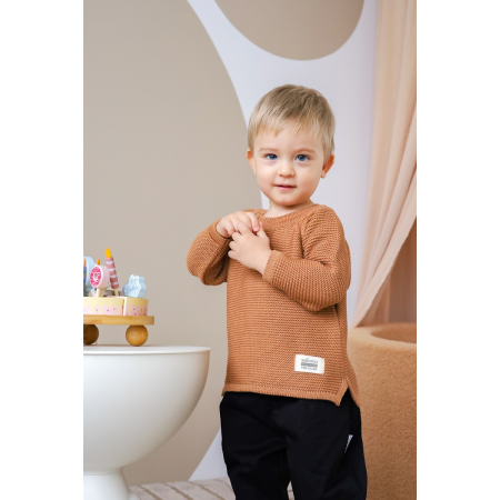 Светр "Star" коричневий (100% бавовна)