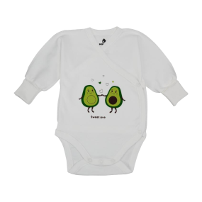 Боді 2586 Avocado молоко (інтерлок) зовнішні шви