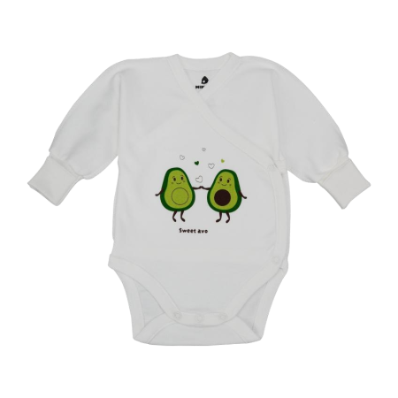 Боді 2586 Avocado молоко (інтерлок) зовнішні шви