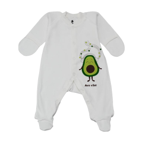 Чоловічок "Avocado" 258003 молоко (зовнішні шви) інтерлок