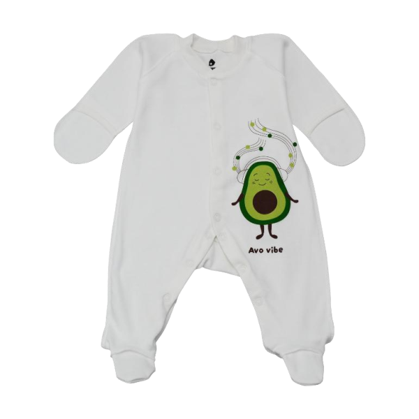 Чоловічок "Avocado" 258003 молоко (зовнішні шви) інтерлок