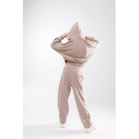 Штани МАРТІНА беж (трьохнитка без начосу) NEWGEN