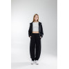Штани МАРТІНА чорні (трьохнитка без начосу) NEWGEN