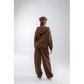 Штани БЕРТО шоколад (трьохнитка без начосу) NEWGEN унісекс