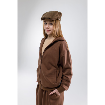 Штани БЕРТО шоколад (трьохнитка без начосу) NEWGEN унісекс