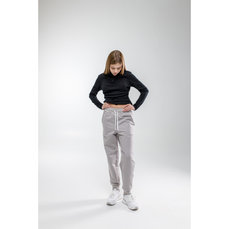 Джемпер АЛЕСІЯ чорний (мустанг рубчик) ТМ NEWGEN