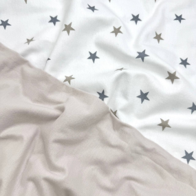 Набір пелюшок Soft Stars беж (90х120 см) фланель 2 шт.