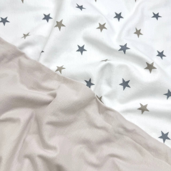 Набір пелюшок Soft Stars беж (90х120 см) фланель 2 шт.