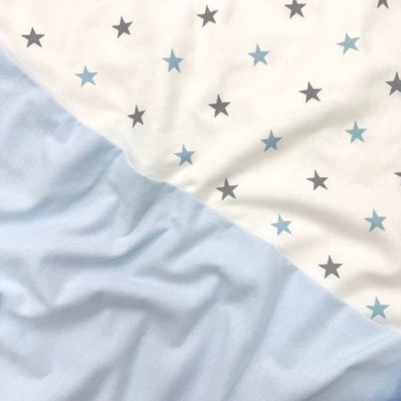 Набір пелюшок Soft Stars блакитний (90х120 см) фланель 2 шт.
