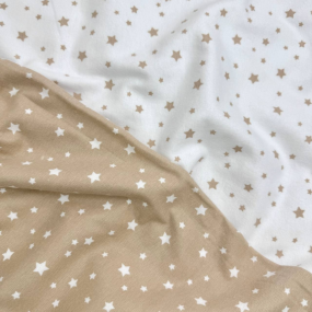 Набір пелюшок Stars Galaxy беж (90х120 см) фланель 2 шт.