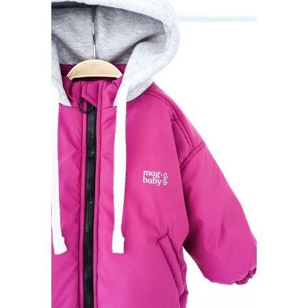 Куртка-бомбер "Bonny" фуксія (демі)