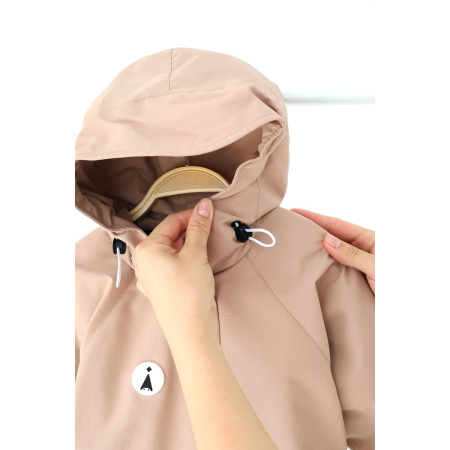 Демі комбінезон "Ivy" мокко (відкрита ніжка) на блискавці