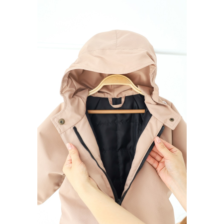 Демі комбінезон "Ivy" мокко (відкрита ніжка) на блискавці