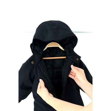 Демі комбінезон "Ivy" чорний (відкрита ніжка) на блискавці